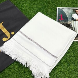 Premium Junaid Jamshed inspired mens winter wool shawl at Kameez Shop