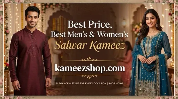 Authentic Pakistani Salwar Kameez for women by Kameez Shop