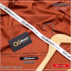 Traditional Pakistani menswear unstitched Alkaram suit