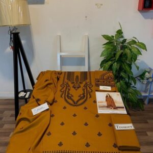 Beautiful digital printed dupatta with dhanak unstitched suit