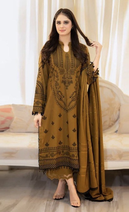 Kameez Shop authentic unstitched winter 3pc suit