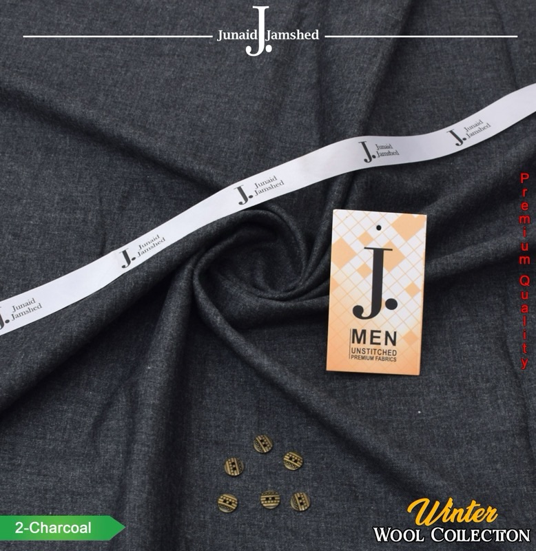 Premium J. Wool unstitched men suit in color 14 for winter