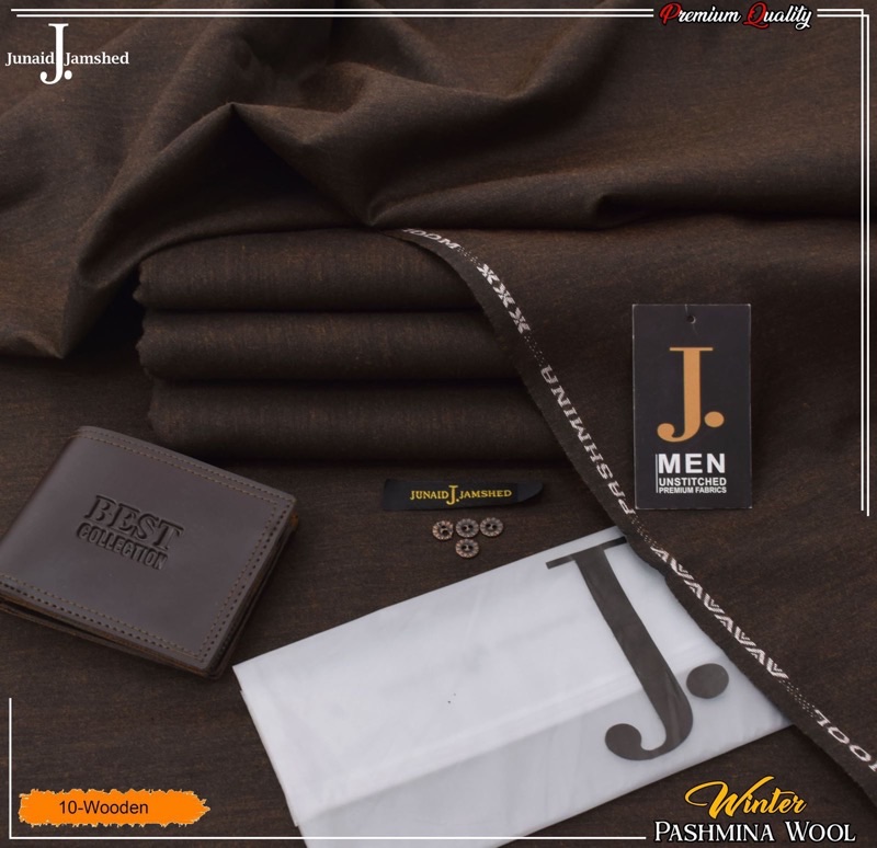 Winter collection J. Wool unstitched shalwar kameez fabric color 9