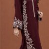 338 premium embroidered trousers matching with unstitched dress by Kameez Shop