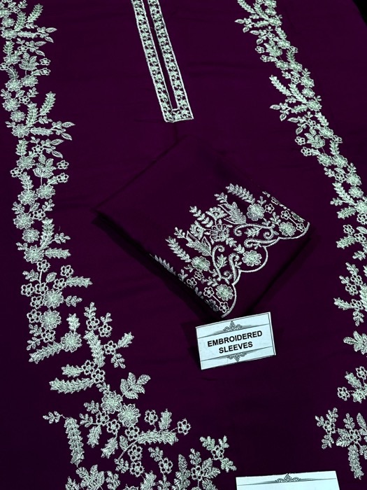 Pakistani winter fashion dress Batik 339 pure dhanak 2 piece embroidered winter suit for women