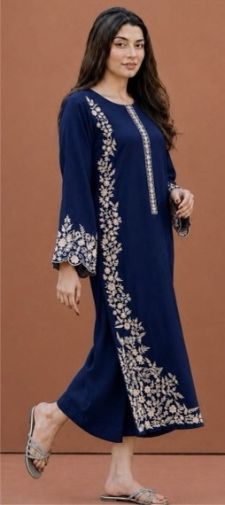 Exclusive Kameez Shop arrival Batik 366 pure dhanak 2 piece embroidered winter suit for women