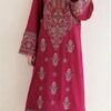 Stunning 2 piece ladies suit Batik 345 pure dhanak 2 piece embroidered winter suit for women