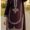 Beautiful unstitched design of Batik 346 pure dhanak 2 piece embroidered winter suit for women