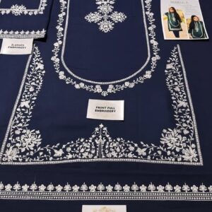 351 close view of winter suit unstitched dress by Kameez Shop