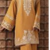 356 close view of winter suit unstitched dress by Kameez Shop