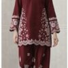 358 close up embroidery details unstitched dress by Kameez Shop