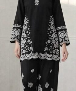Stunning 2 piece ladies suit Batik 365 pure dhanak 2 piece embroidered winter suit for women