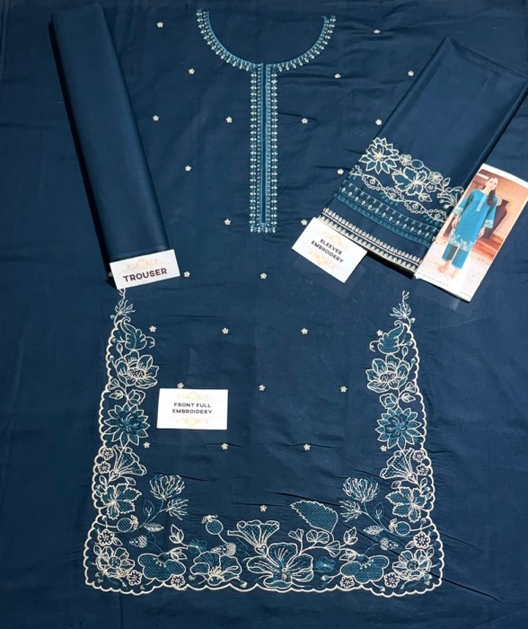 362 close view of winter suit unstitched dress by Kameez Shop