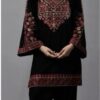 Premium quality Batik 361 pure dhanak 2 piece embroidered winter suit for women