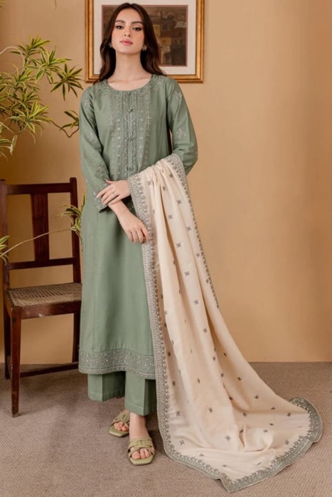 Unstitched winter clothing collection by Kameez Shop