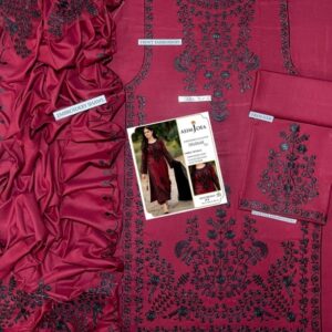 Authentic dhanak fabric unstitched suit for cold season