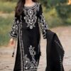 Gorgeous embroidered unstitched dhanak suit for winter