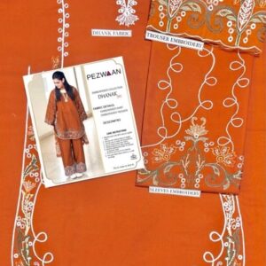 Exclusive Kameez Shop arrival Batik 358 pure dhanak 2 piece embroidered winter suit for women