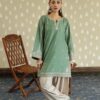 Stunning 2 piece ladies suit Batik 322 pure dhanak 2 piece embroidered winter suit for women