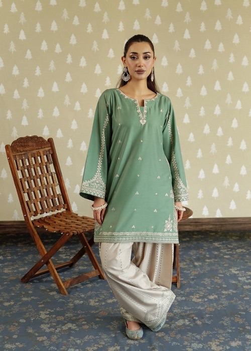 Stunning 2 piece ladies suit Batik 322 pure dhanak 2 piece embroidered winter suit for women