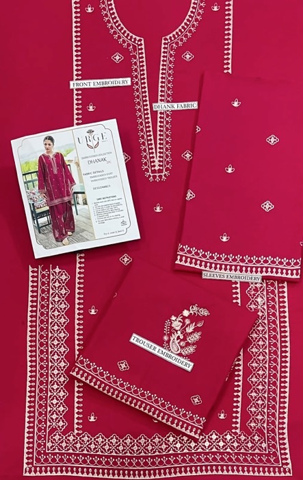 327 high quality unstitched fabric of unstitched dress by Kameez Shop