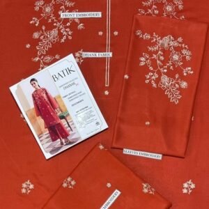 Exclusive Kameez Shop arrival Batik 335 pure dhanak 2 piece embroidered winter suit for women