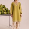 335 premium embroidered trousers matching with unstitched dress by Kameez Shop