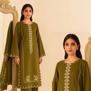 358 close up embroidery details unstitched dress by Kameez Shop
