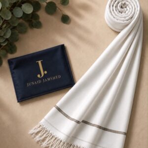 Premium J Men Shawl winter collection in beautiful gift box by Kameez Shop