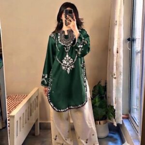 310 detailed fabric texture of unstitched dress by Kameez Shop