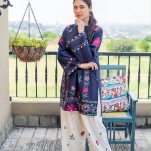 318 intricate embroidery patterns on unstitched dress by Kameez Shop