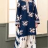 Beautiful winter hues in unstitched 3pc dhanak suit