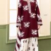 Warm and cozy ladies unstitched dress for winter