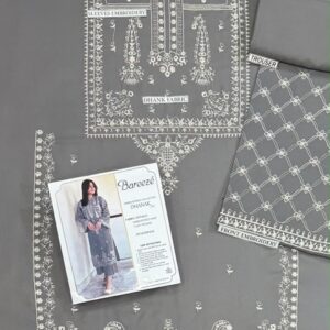 308 close up embroidery details unstitched dress by Kameez Shop