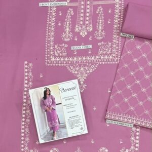 305 close up embroidery details unstitched dress by Kameez Shop