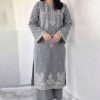 Exclusive Kameez Shop arrival Batik 308 pure dhanak 2 piece embroidered winter suit for women