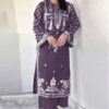 Exclusive Kameez Shop arrival Batik 310 pure dhanak 2 piece embroidered winter suit for women