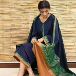 Ladies Winter 3 Piece Embroidered Suits