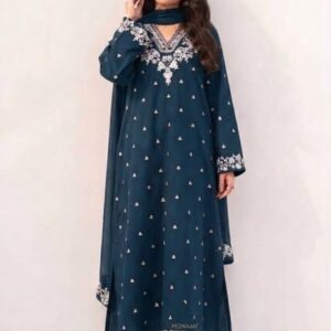 Pakistani ethnic winter wear unstitched 3pc collection