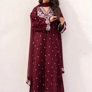 Latest winter fashion unstitched dhanak suit Kameez Shop