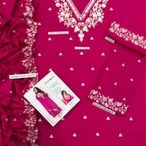 Cozy winter dhanak unstitched clothing for ladies