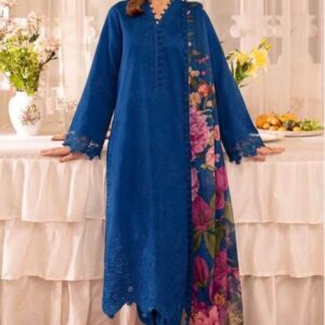 High quality 3pc dhanak suit for winter season