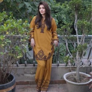 Batik Winter Dhanak 2PC Embroidered Suit