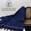 Luxury winter velvet wrap for men styled over shalwar kameez