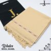 Traditional Pakistani J. wool shawl for winter season camel beige