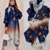 Shamooz silk tie dye printed unstitched suit bundle