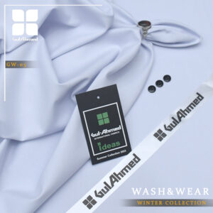 Gul Ahmed branded wash and wear unstitched men suit