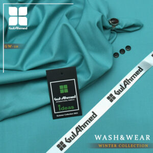 Winter menswear unstitched suit poly bag packing Gul Ahmed