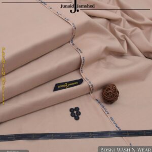 J. Boski branded unstitched suit with premium label card