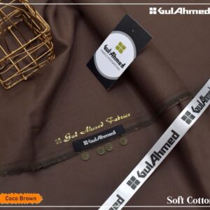 Luxury Gul Ahmed Lavender Men Unstitched Suit Soft Cotton